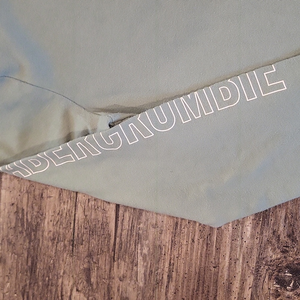 Abercrombie Kids Green Long Sleeve Tee Size 7/8 - Picture 4 of 5